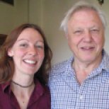 Working with her hero, Sir David Attenborough was a dream job for Dr Claire.